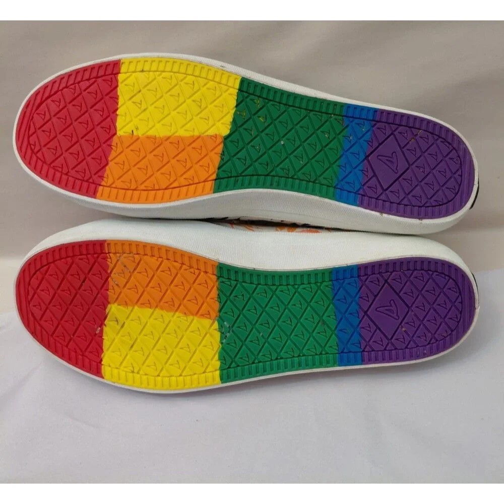 Sperry STS87526 Crest Vibe Pride Women 10M Multicolor Classic Sneaker Boat Shoes